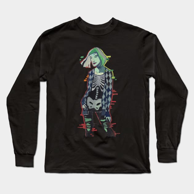 Goth Hera Long Sleeve T-Shirt by marinavermilion